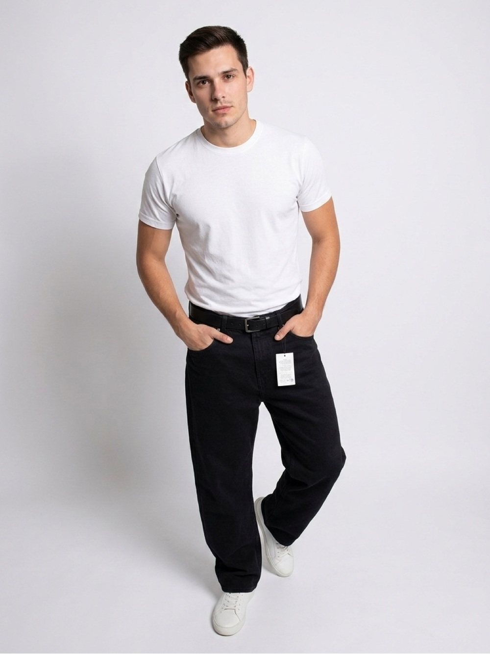 Vans Men's Black Relaxed Jeans - Timeless Casual Fit